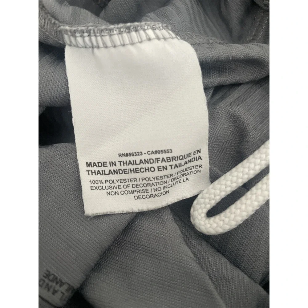 Men's Nike Gray Basketball Shorts Sz Small Thailand Long Athletic Gym String - Picture 5 of 8